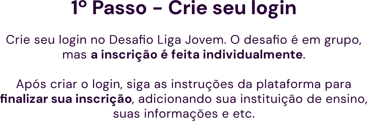 Criar Login